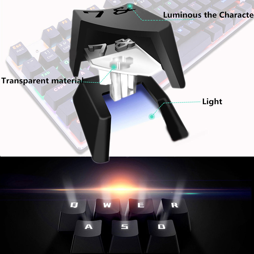 87-Key Mechanical Gaming Keyboard