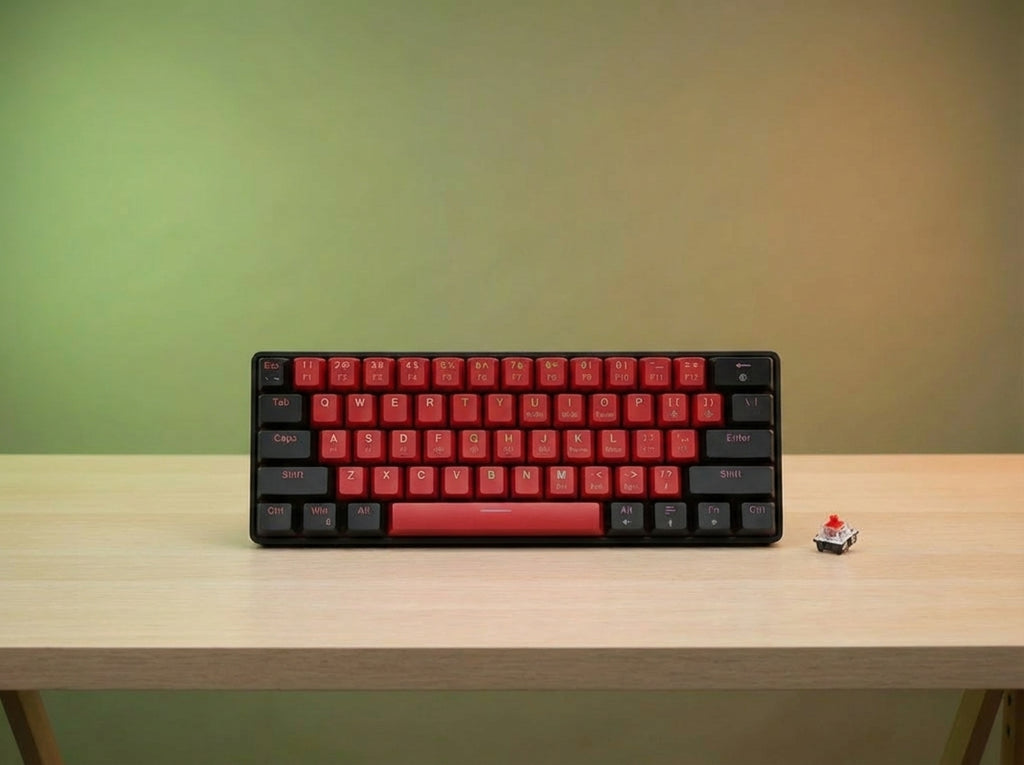 Snpurdiri 60% Wired Mechanical Gaming Keyboard RGB LED